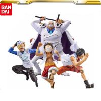 Bandai ฟิกเกอร์อนิเมะหนึ่งชิ้นฝันกองทัพเรือพี่น้องสามลิง D. Luffy Portas D Ace Sabo Monkey D Garp โมเดลตุ๊กตาขยับแขนขาได้