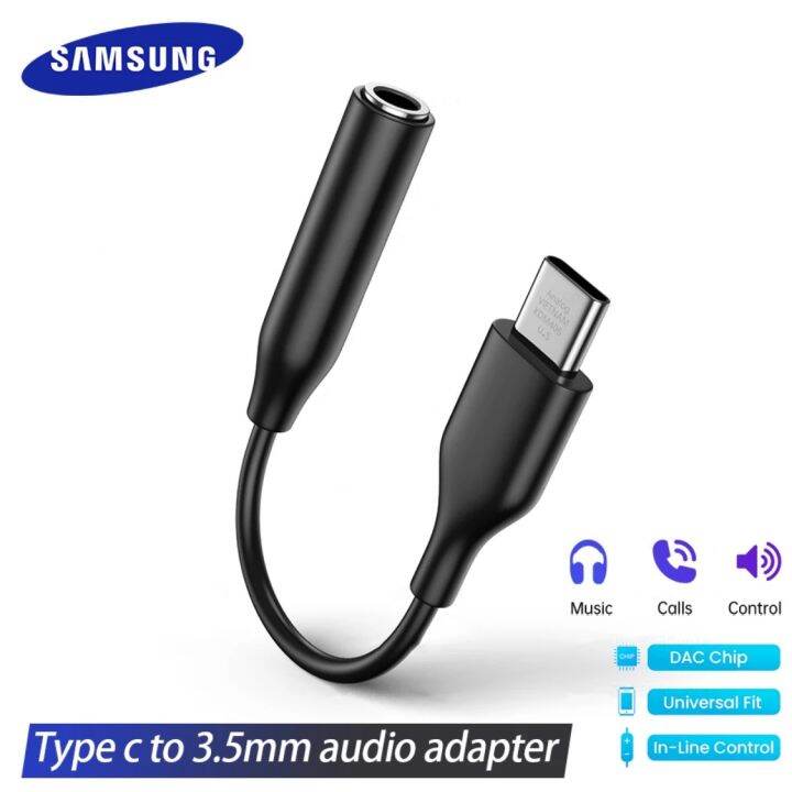 Samsung Original Audio Cable Type C to 3.5mm Headphone Jack Adapter