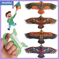 MUMU กีฬากลางแจ้ง ของขวัญสำหรับเด็ก ทริปครอบครัว DIY Flat Eagle ของเล่น ว่าว 1.1 ม. นกบิน