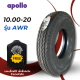 10.00-20 ยางรถบรรทุก 🌈(ชนิดใช้ยางใน)🌈 ยี่ห้อ Apollo รุ่น AWR (ล็อตผลิตปลายปี21) 🔥(ราคาต่อ1เส้น)🔥 ยางคุณภาพ จากประเทศอินเดีย มีรับประกัน!