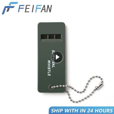 Emergency Whistle Referee Survival Decibel Keychain Rugby Survival Hiking [hot]3-Frequency Outdoor High Whistle Tools Whistle Camping