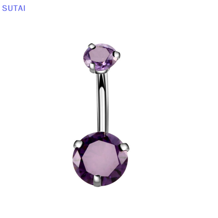 lowest-price-sutai-เซ็กซี่สะดือบาร์ท้องเครื่องประดับคริสตัลเพทายเจาะร่างกายสะดือบาร์เจาะสะดือเครื่องประดับร่างกาย