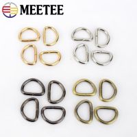 50/100/200Pcs 10mm Metal Webbing Ring Buckles D Ring Buckle Dog Collar Chain Adjustment Clasp DIY Leather Craft Bag Accessories