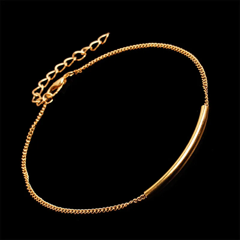 Snake Chain Bracelet Gold / Flat