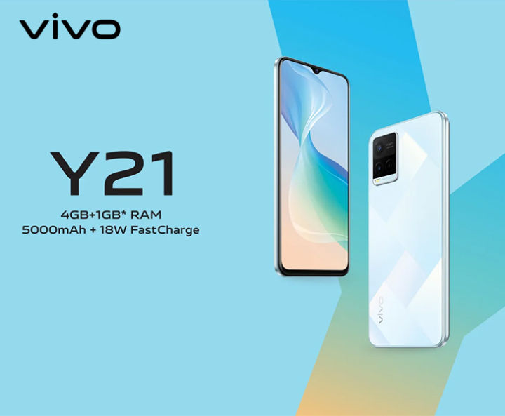 vivo-y21-2021-โทรศัพท์มือถือ-มือถือ-วีโว่-โทรศัพท์vivo-มือถือวีโว่-หน้าจอ-6-51นิ้ว-กล้องหน้า-8mp-หน่วยความจำ-ram-4-gb-rom-64-gb-แบตเตอรี่-5-000-mah-ชาร์จไว-18w