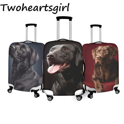 Twoheartsgirl Labrador Retriever Design Elastic Luggage Protective Cover Suitcase Protector Covers Trolley Travel Accessories