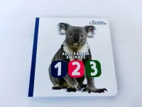 ภาษาอังกฤษสัตว์ออสเตรเลีย123เด็กการศึกษาปฐมวัยหนังสือกระดาษแข็งองค์ความรู้