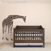 Wall stickers✱ 13guejudroto1971 Grande girafa animal adesivo de parede crianças sala jogos selva floresta safi animais decalque da quarto berçário vinil decoração