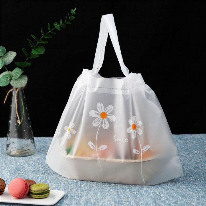 50pcs-40x30x14cm-baking-toast-bread-cake-packaging-translucent-drawstring-plastic-takeaway-food-portable-packing-bags