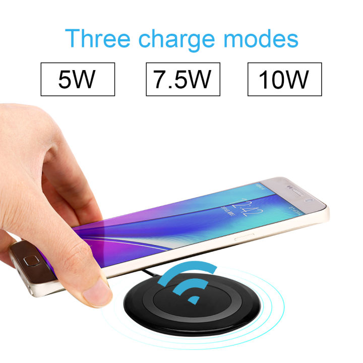 ultra-slim-qi-wireless-fast-charger-pad-สำหรับ-apple-11-pro-xs-max-xr-x-s-8-plus-samsung-s9-s8หมายเหตุ9-10w-ไร้สายชาร์จ