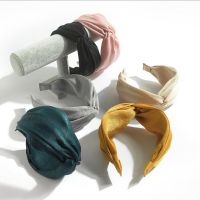 【cw】 New Fashion Hairband Wide Side Headband Turban Adult Headwear Hair Accessories Wholesale