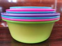 กะละมังพลาสติก ทรงกลม สีใส ลายผลไม้ Green Ware 30cm/35cm/40cm