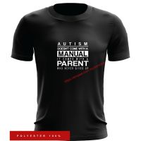 Polyester / Cotton Autism Awareness (Code:2) Tshirt Tee Shirt BLACK WHITE COLOR (S-3XL)