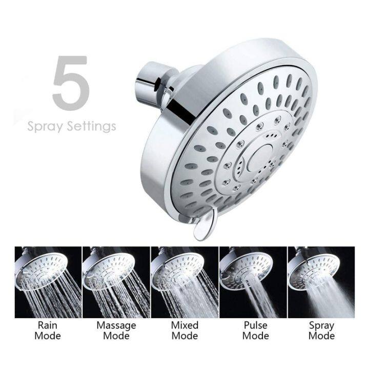 shower-head-high-pressure-5-settings-showerhead-with-adjustable-swivel-ball-joint