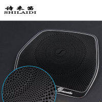 Car styling Audio Speaker For Benz W205 X253 GLC C Class Dashboard Loudspeaker Cover Stickers Trim Auto Accessories LHD