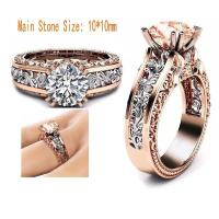 [COD] and the States wish hot explosion models womens ring alloy plated 14k rose gold separation cross-border wholesale