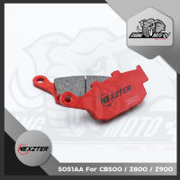 ผ้าเบรค Nexzter เบอร์ 5051AA สำหรับ Honda CB500 / Kawasaki Z800 , Z900