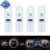 202110PCS T5 Auto Car Dashboard Lights 2LED 3014 SMD Instrument Panel Lamp No Polarity Led Bulb License Plate Light White DC12V