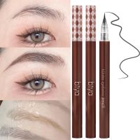 1PC Water Liquid Eyebrow Pencil Waterproof Long Lasting No Blooming Eyeliner Lying Silkworm Ultra Fine Eyebrow Tattoo Pen Makeup