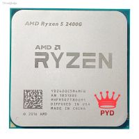 【hot】▨☍✕ Ryzen 5 2400G 3.6 GHz Quad-Core Quad-Thread 65W CPU Processor YD2400C5M4MFB Socket AM4