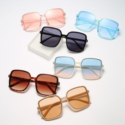Rice Nail Square Sunglasses Gradient Color 2023 New Sunglasses for Women Trend Anti-UV Retro Sunglasses Cycling Sunglasses