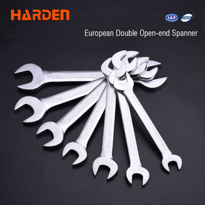 ประแจปากตาย แหวนข้างปากตาย (European Double Open-end Spanner) HARDEN 541208 541218 541224