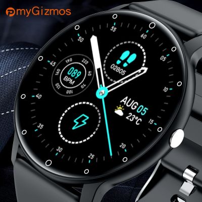 ZZOOI 2022 Pmy Smart Watch for Men Full Screen Sport Fitness SmartWatch IP67 Waterproof Auto Connected For Android ios Watch for women