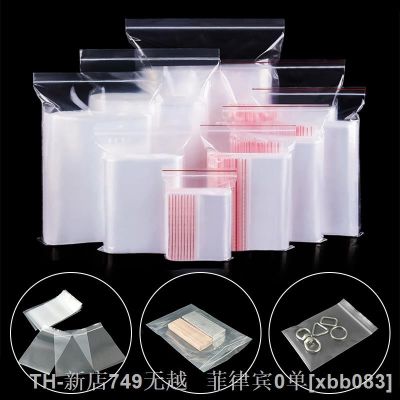 【CW】✳  100pcs/lot Small Zip Lock Plastic Reclosable Transparent Jewelry/Food Storage Ziplock