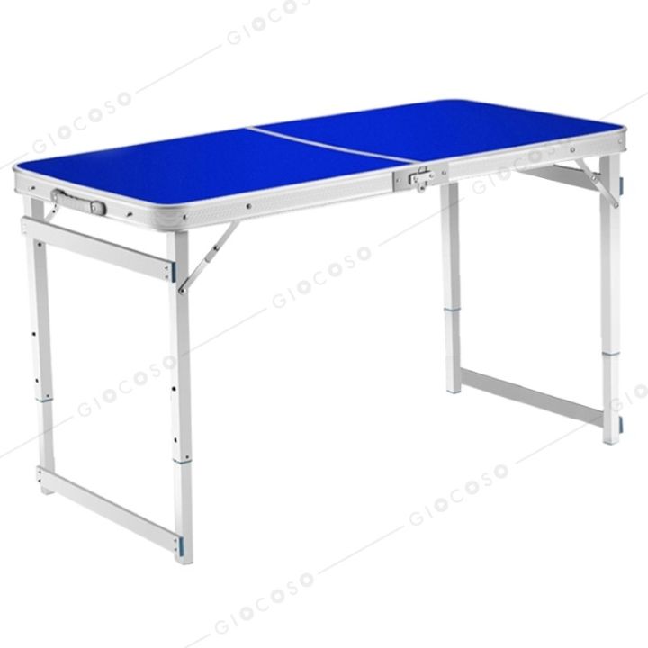 giocoso-โต๊ะปิคนิค-โต๊ะสนาม-outdoor-พับได้อลูมิเนียม-120x60x70-น้ำหนักรับได้-70กก-รุ่น-t1-blue