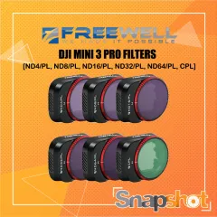 FREEWELL DJI MINI 4 PRO FILTERS BRIGHT DAY 6PACK [ND16/PL, ND32/PL