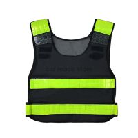 High Visibility Reflective Vest Mens Construction Worker Night Runner Safety Vest