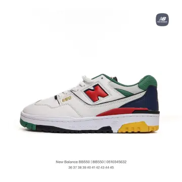 Shop New Balance 550 White Green Shoes with great discounts