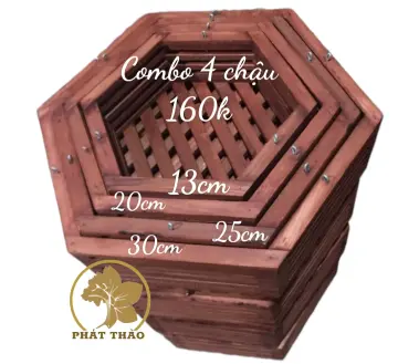 Combo Chậu Gỗ Trồng Lan Giá Tốt T09/2023 | Mua Tại Lazada.Vn