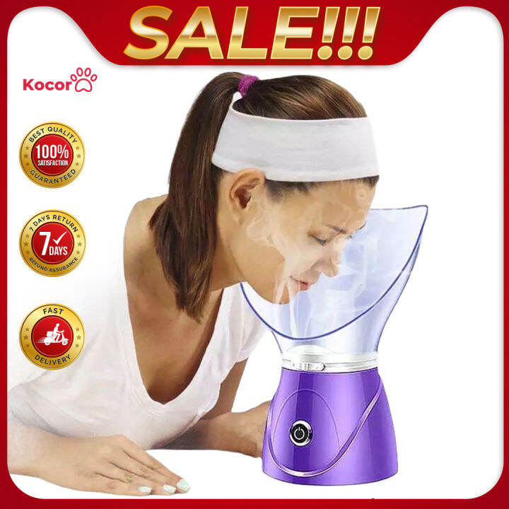 Nasal and Face Steam Inhaler Steamer for Inhalation Hot Mist Facial