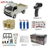 LZCA D12 1:16 Wpl รถตู้จำลอง Mobil Remote Control ขนาดเล็กรุ่น Rc พร้อมสติ๊กเกอร์ของเล่นของเล่นเด็กเพื่อการศึกษาสำหรับเด็ก