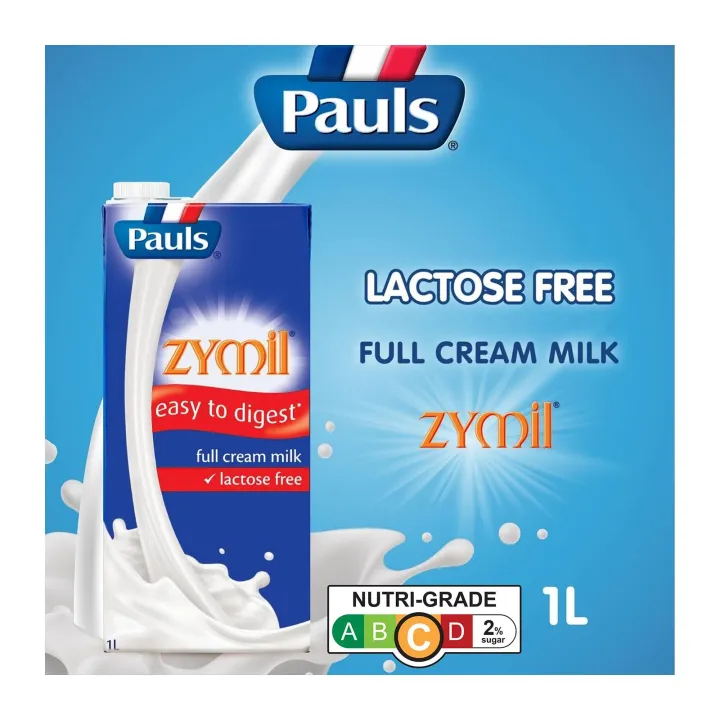 Pauls Zymil Lactose Free Full Cream Milk