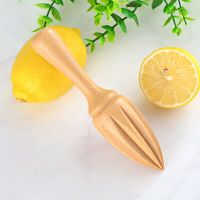 1pc Ten corner Shape Wooden Lemon Squeezer Hand Press Manual Juicer Fruit Orange Citrus Juice Extractor Reamers Kitchen Products
