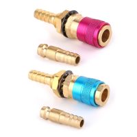 Water Cooled Gas Adapter Quick Connector Fitting สำหรับไฟฉายเชื่อม Tig 8Mm Dropshipping