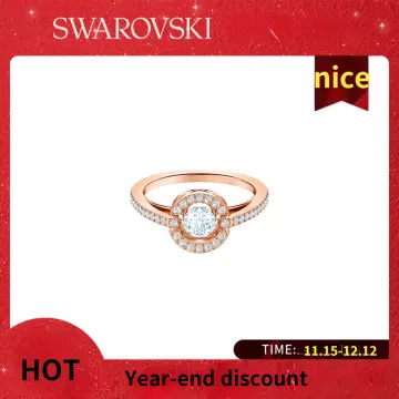 Dancing Swan Ring Size 7 EUR 55 Rhodium Plated 2020 Swarovski Jewelry  5520712 for sale online | eBay