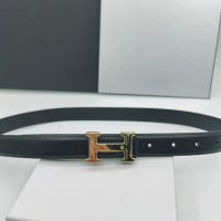 NOWDS Genuine Leather H Buckle with Foreign Style Versatile Belt