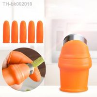 ∋✺ 1set Silicone Finger Protector Knife Set Vegetable Fruit Pickle Picker Iron Nail Pick Grape Picker for Garden Orchard Patch