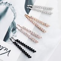 【CW】 2PCS Rhinestone Hair Clip for Korean Design Barrette Stick Hairpin Styling Accessories