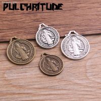 ▦ 10PCS 2 Size Metal Alloy Two Color Religion Jesus Christ Charms Pendants for Jewelry Making DIY Handmade Craft