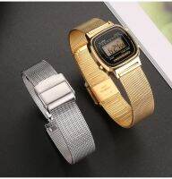 New Milan Mesh Small Nugget Gold LA670 LA680 LA690 Womens Fashion Watchband13mm