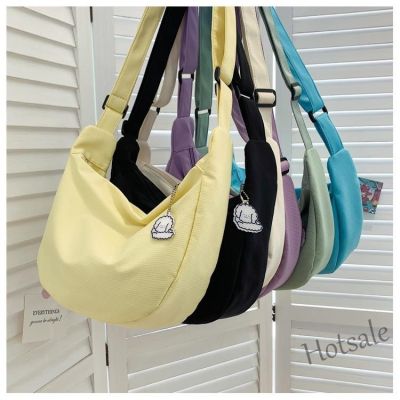 【hot sale】❇ C16 JASMIN NOIR Canvas Womens Sling Bag Fashion Simple Saddle Messenger Bag