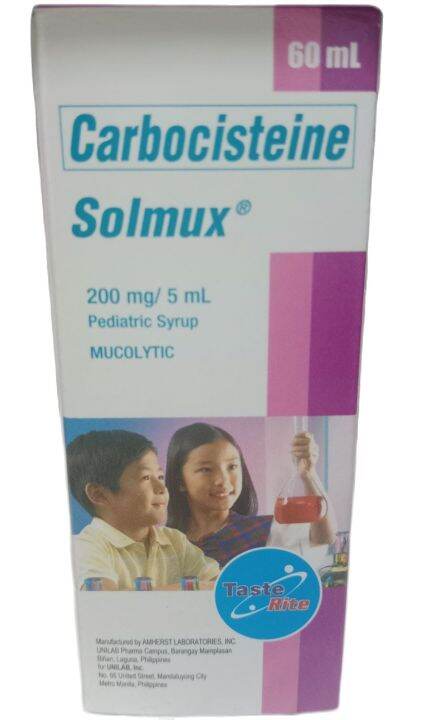 Solmux 200mg Syrup For Kids | Lazada PH