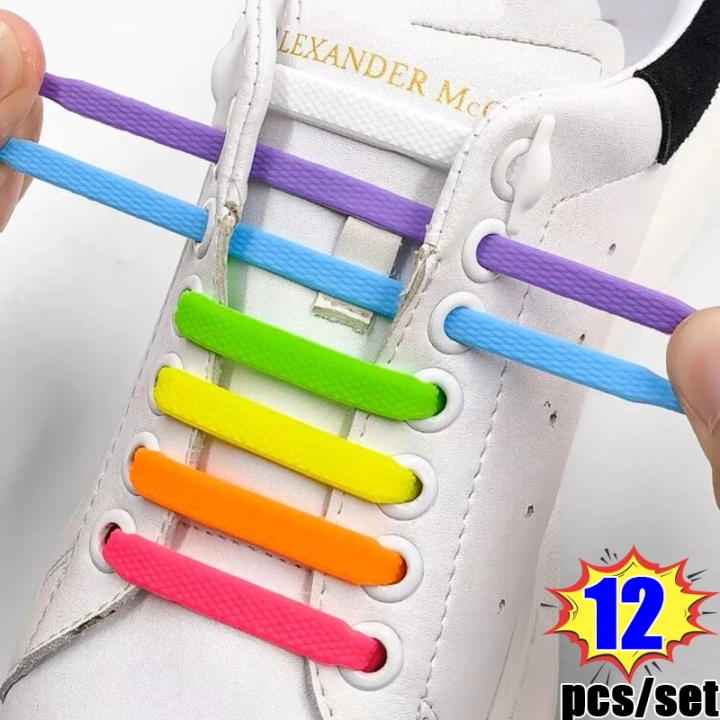 Elastic sales silicone shoelaces