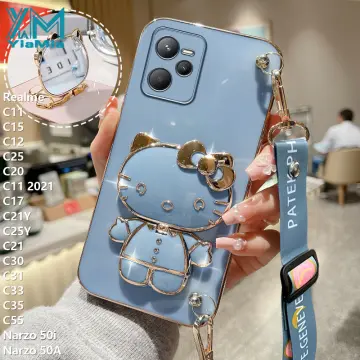 Luxury Leather Case for Oppo Realme 6 9 Pro C55 C53 C35 C33 C25y