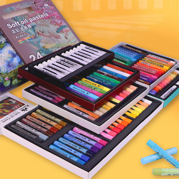 kuelox-professional-art-soft-oil-pas-crayon-macaron-morandi-artist-grade-artiststudent-graffiti-oil-pas-drawing-supplies