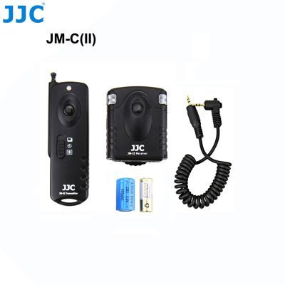 JM-CII JM-CII รีโมทคอนโทรลไร้สาย JJC สำหรับ Canon EOS 60D 70D 77D 80D 90D EOS R8 R R6 RP M5 M6 Mark II กล้องเพิ่มเติมที่มีการเชื่อมต่อ Sub Mini